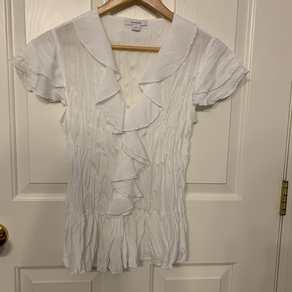 Dress barn white blouse